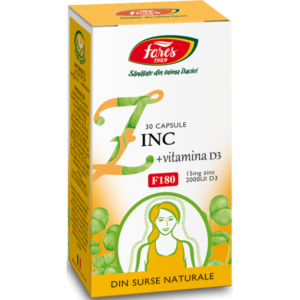 Zinc + Vitamina D3, F180, Fares