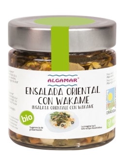 Salata orientala cu alge wakame eco 190g, Algamar
