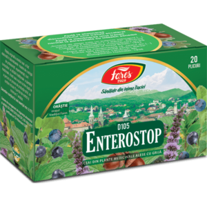 Enterostop, D105, ceai la plic, Fares