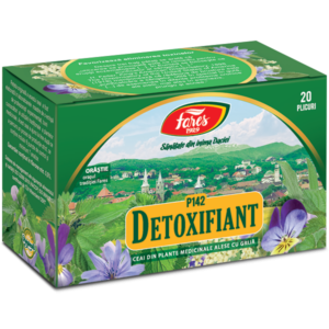 Detoxifiant, P142, ceai la plic, Fares