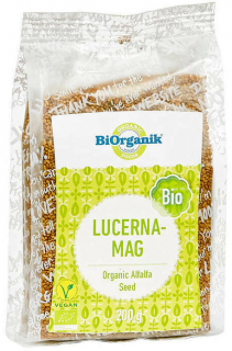 Lucerna (alfalfa) seminte pentru germinat bio 200g Biorganik