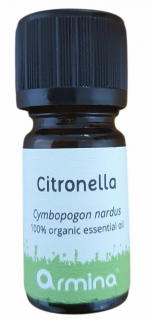 Ulei esential de citronella (cympbopogon nardus) pur bio 5ml ARMINA