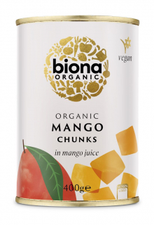 Mango bucati in suc de mango eco 400g Biona