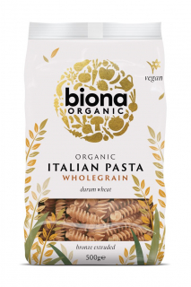 Fusilli din grau integral eco 500g Biona