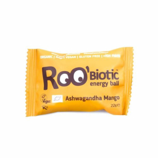 ROObiotic energy ball ashwaganda si mango bio 22g Roobar