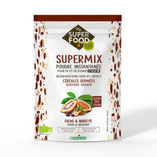 Supermix pentru micul dejun cu alune de padure si cacao bio 350g Germline