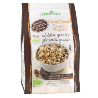 Musli din cereale germinate ciocolata-alune bio 350g Germline