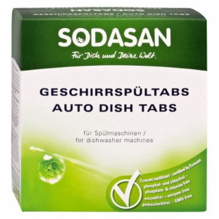 Tablete ecologice pentru masina de spalat vase 625g ( 25x25gr ) Sodasan