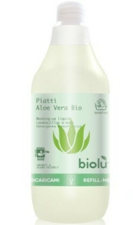 Detergent ecologic pentru spalat vase cu aloe vera, 1L - Biolu