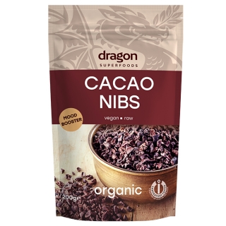 Miez din boabe de cacao bio Criollo 200g