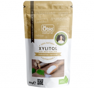 Xylitol (zahar mesteacan) 250g, Obio