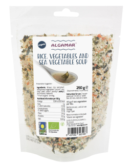 Supa cu gris din orez si alge marine bio 250g, Algamar