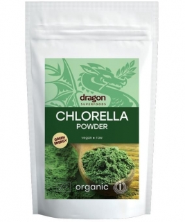 Chlorella pulbere organica 200g Dragon Superfoods