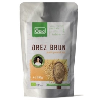 Proteina din orez pudra premium 250g, Obio