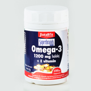 Omega 3 Ulei de Peste 1200 mg, 100 cps, JutaVit