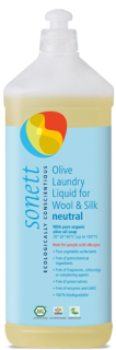 Detergent ecologic lichid pt. lana si matase 1L, Sonett, neutru