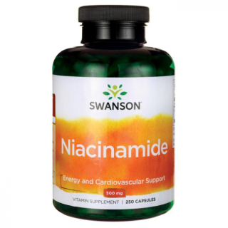Vitamina B3 (niacinamida) 500mg - 250 capsule, Swanson
