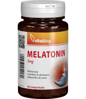 Melatonina 5mg - 60 comprimate, Vitaking