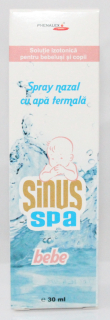 Spray nazal Sinus spa bebe cu apa termala 30ml, Phenalex
