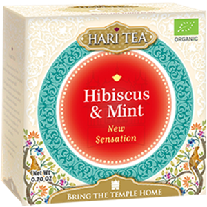 Ceai premium Hari Tea - New Sensation - hibiscus si menta - bio 10dz